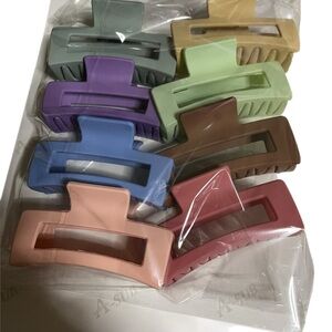 Colorful Hair Claw Clip Set